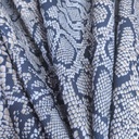 Eastern Rat Snake Print On Micro Waffle