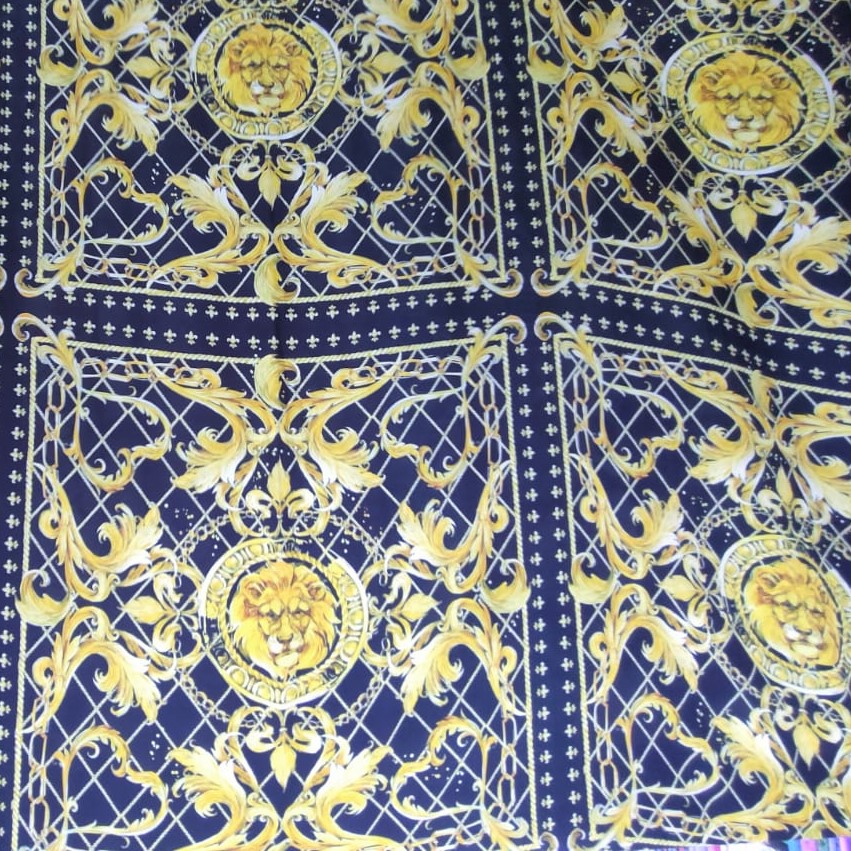 Print On Silky Satin Fabric#11