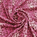 Pink Cheetah Print On Micro Waffle