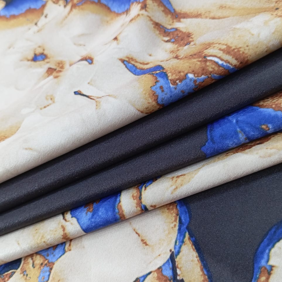 Print On Dutchess Satin Fabric