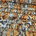 Snake Print On Micro Waffle