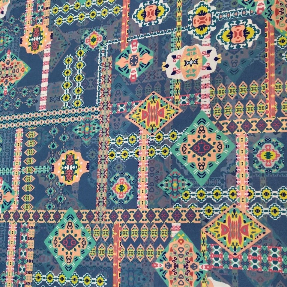 Print On Sumo Satin Fabric#17