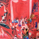 Print On Crepe Georgette Lycra #06