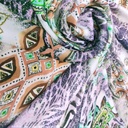 Print On Silky Satin Fabric#28