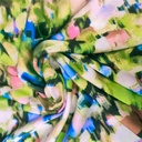 Print On Silky Satin Fabric#29