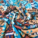 Print On Silky Satin Fabric#33