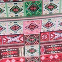 Print On Silky Satin Fabric#46