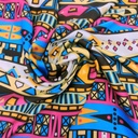 Print On Silky Satin Fabric#51