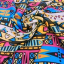 Print On Silky Satin Fabric#51