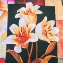 Print On Silky Satin Fabric#58