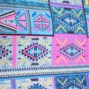 Print On Silky Satin Fabric#59