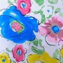 Print On Silky Satin Fabric#63