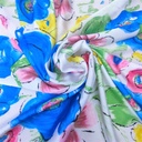 Print On Silky Satin Fabric#63