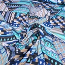 Print On Silky Satin Fabric#91