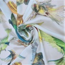 Print On Silky Satin Fabric#86