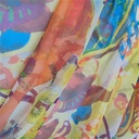 Print On Poly Flat Chiffon Woven Fabric#03