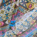 Print On Poly Flat Chiffon Woven Fabric#21