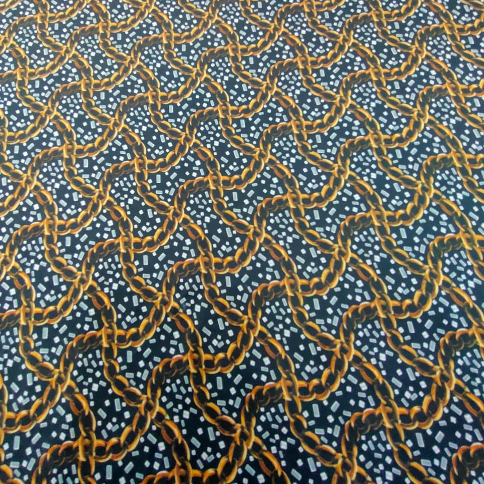 Print On Poly Flat Chiffon Woven Fabric#31