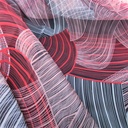 Print On Poly Flat Chiffon Woven Fabric#36