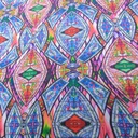 Print On Poly Flat Chiffon Woven Fabric#40