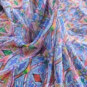 Print On Poly Flat Chiffon Woven Fabric#40