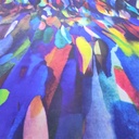 Print On Poly Flat Chiffon Woven Fabric#41