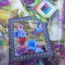 Print On Poly Flat Chiffon Woven Fabric#49