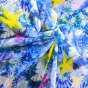 Print On Poly Flat Chiffon Woven Fabric#56
