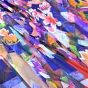 Print On Poly Flat Chiffon Woven Fabric#70