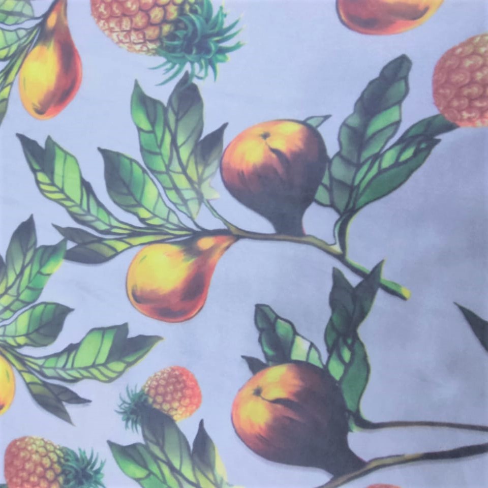 Print On Poly Flat Chiffon Woven Fabric#79
