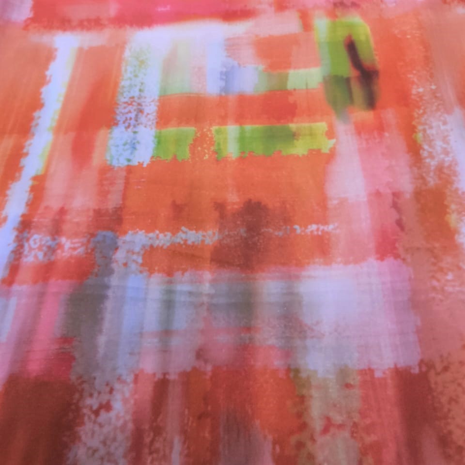 Print On Poly Flat Chiffon Woven Fabric#96