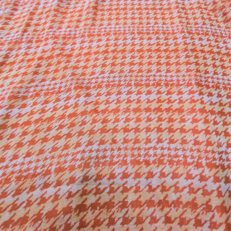 Print On Poly Flat Chiffon Woven Fabric#98