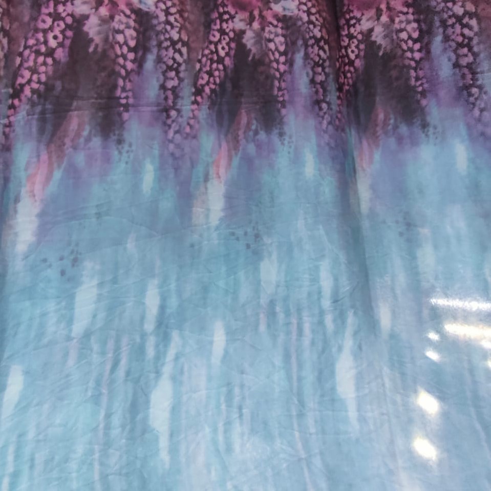 Print On Poly Flat Chiffon Woven Fabric#112