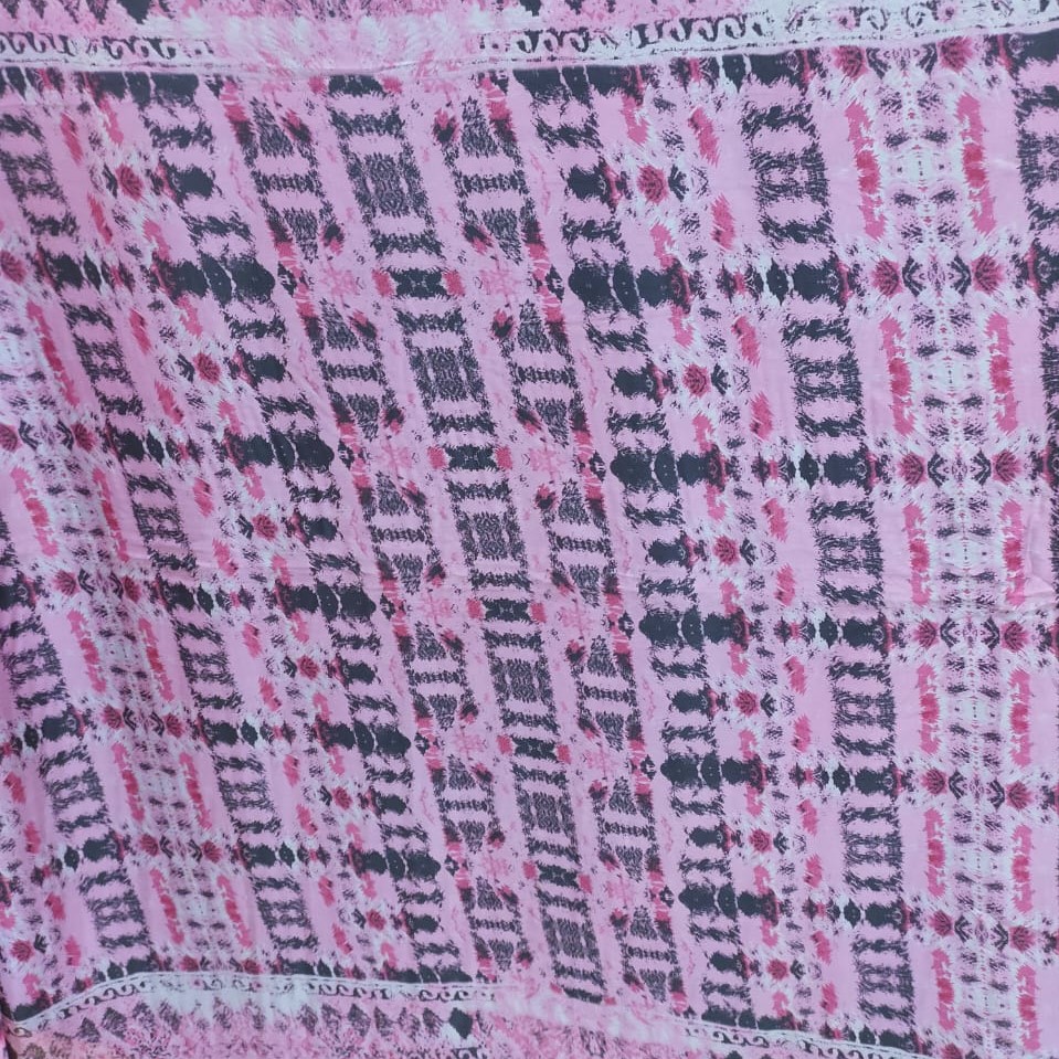Print On Poly Flat Chiffon Woven Fabric#118