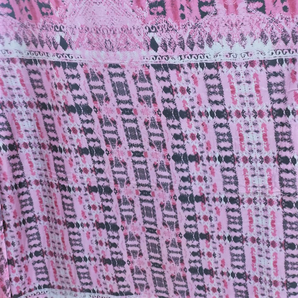 Print On Poly Flat Chiffon Woven Fabric#118