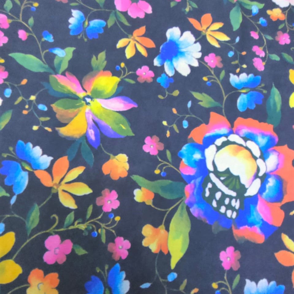 Print On Poly Flat Chiffon Woven Fabric#122