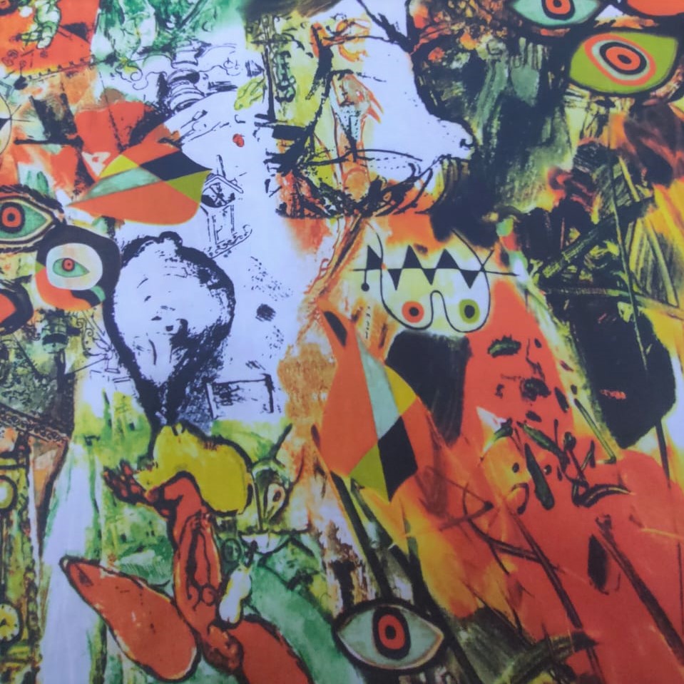 Print On Poly Flat Chiffon Woven Fabric#125