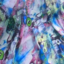 Print On Poly Flat Chiffon Woven Fabric#128