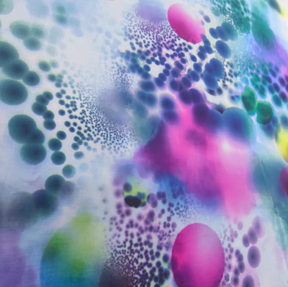 Print On Poly Flat Chiffon Woven Fabric#131