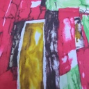 Print On Poly Flat Chiffon Woven Fabric#132