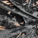 Black Poly Viscose Velvet Brasso#05