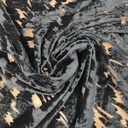 Black Poly Viscose Velvet Brasso#05