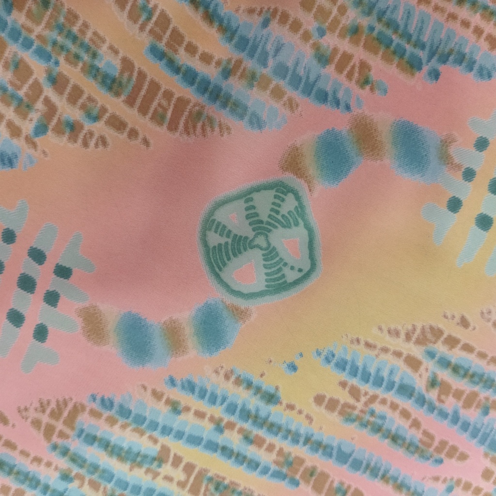 Ethnic Art Multicolor Print On Georgette Fabric