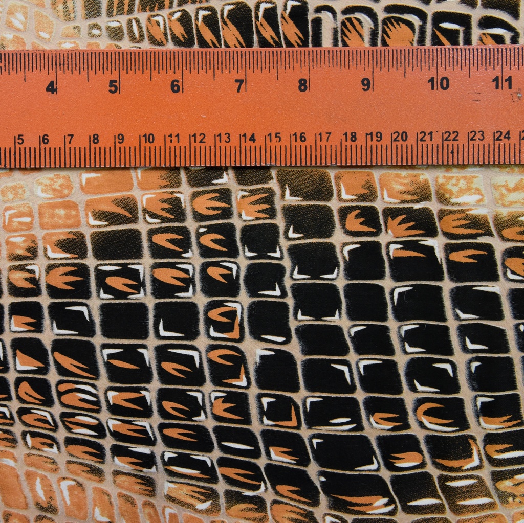 Print On Silk Satin Burnout