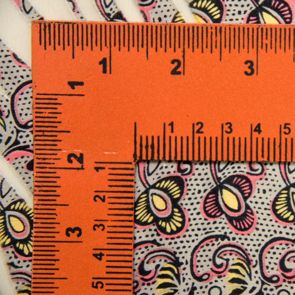 Print On Silk Satin Burnout#09