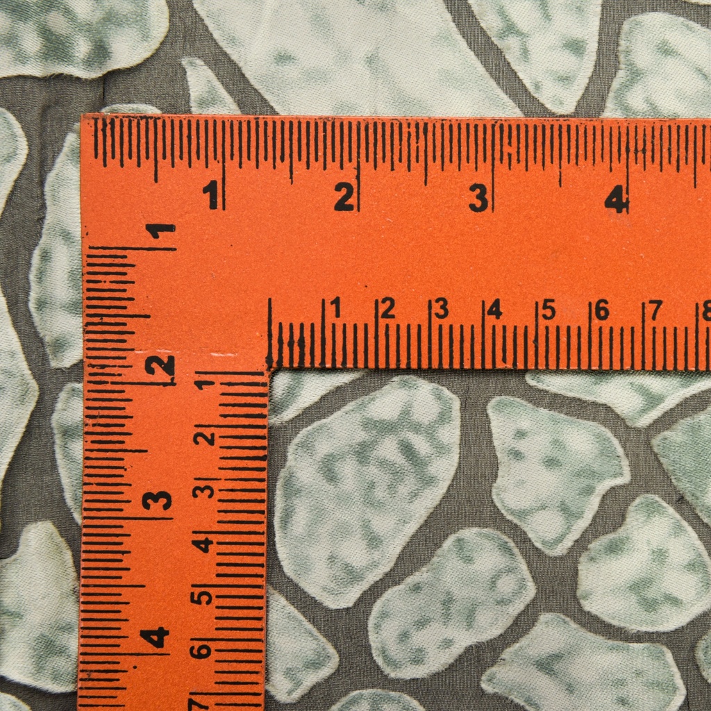 Print On Silk Satin Burnout#19