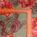 Print On Silk Satin Burnout#36