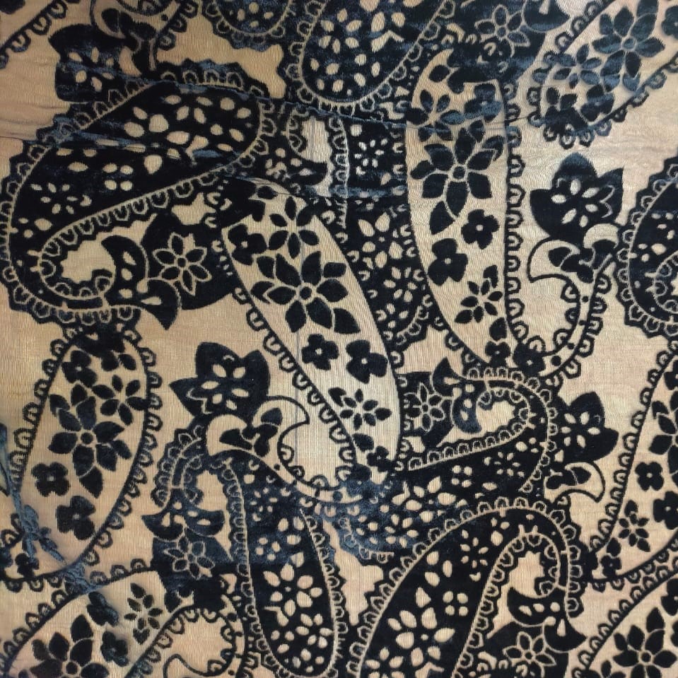 Poly Viscose Velvet Brasso