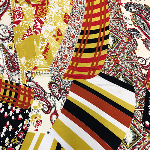 Turkish Delight Print on Pure Silk Satin 2643