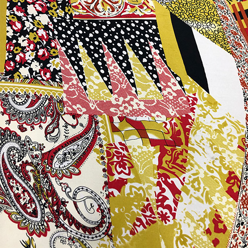 Turkish Delight Print on Pure Silk Satin 2643